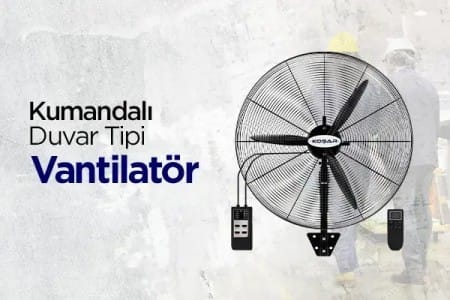 Koşar - Duvar tipi sanayi vantilatör